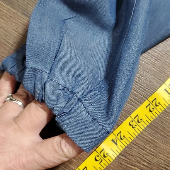 Vince lightweight blue joggers denim blue color - Picture 3 of 8